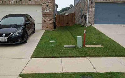 Photo of Andrew B.'s yard after getting lawn care in Fort Worth, TX