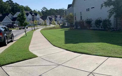 Photo of Julien F.'s yard after getting lawn care in Willow Spring, NC