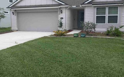 Photo of Daniel R.'s yard after getting lawn care in Acton, MA