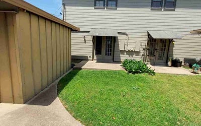 Photo of Lori C.'s yard after getting lawn care in Burlington, MA