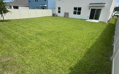Photo of Carla J.'s yard after getting lawn care in Portage, IN