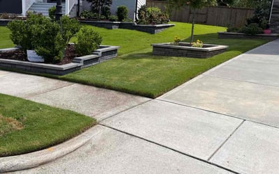 Photo of Jessica S.'s yard after getting lawn care in Morrisville, PA