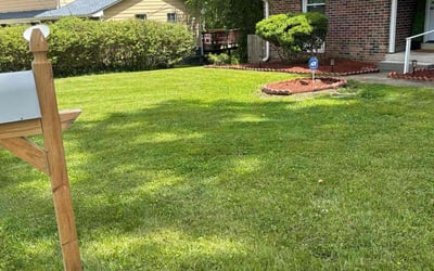 Photo of Kevin P.'s yard after getting lawn care in Fort Washington, MD