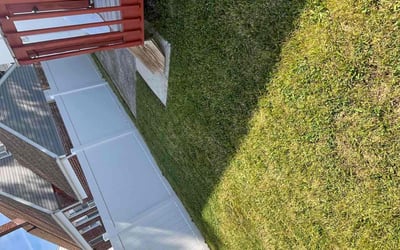 Photo of Monica C.'s yard after getting lawn care in Linden, NJ