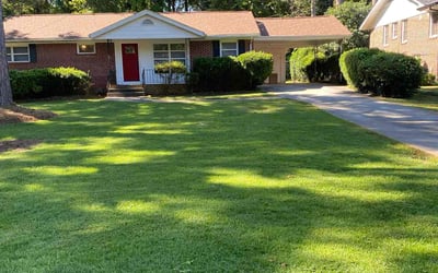 Photo of Marshella W.'s yard after getting lawn care in Barnesville, GA