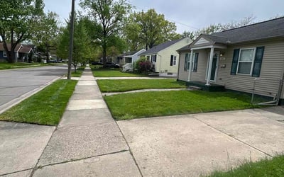 Photo of William F.'s yard after getting lawn care in Ferndale, MI