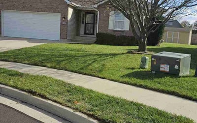 Photo of Brian M.'s yard after getting lawn care in Troy, OH
