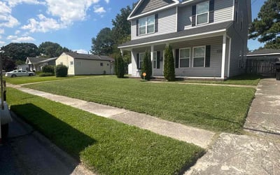 Photo of Katherine C.'s yard after getting lawn care in Portsmouth, VA