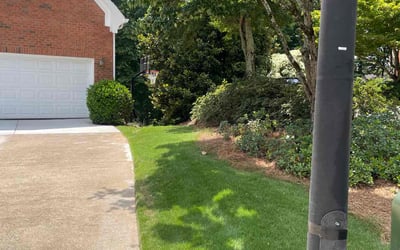 Photo of Michael B.'s yard after getting lawn care in Lilburn, GA