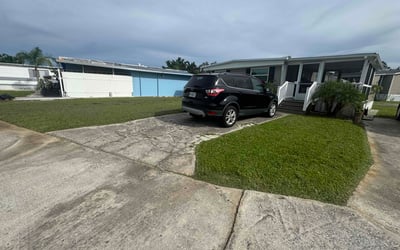 Photo of Barbara R.'s yard after getting lawn care in Temple, TX