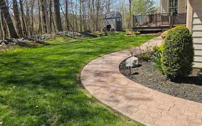 Photo of Nolen S.'s yard after getting lawn care in Pittston, PA