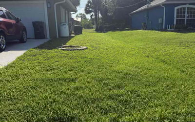 Photo of Darrius R.'s yard after getting lawn care in Jensen Beach, FL