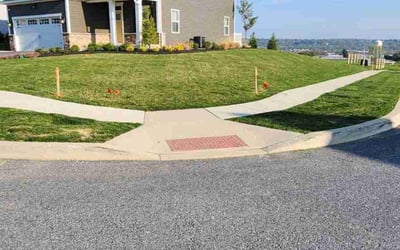 Photo of Adeel K.'s yard after getting lawn care in Dover, PA