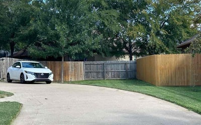 Photo of Devon D.'s yard after getting lawn care in Bryan, TX