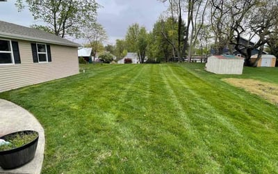 Photo of Gary M.'s yard after getting lawn care in Mount Holly, NJ