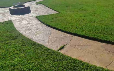 Photo of Loretta S.'s yard after getting lawn care in Milton, FL