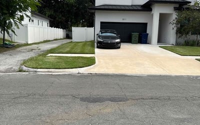 Photo of Jamelle A.'s yard after getting lawn care in Clanton, AL