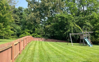 Photo of Michelle H.'s yard after getting lawn care in Pataskala, OH