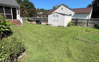 Photo of Dave C.'s yard after getting lawn care in Portsmouth, VA