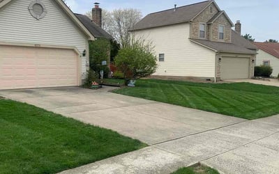 Photo of Deanna D.'s yard after getting lawn care in Lewis Center, OH