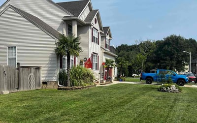 Photo of Stephen T.'s yard after getting lawn care in Windsor, VA