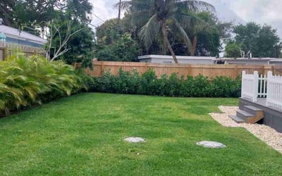 Photo of Rose A.'s yard after getting lawn care in North Palm Beach, FL