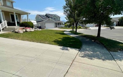 Photo of Habib R.'s yard after getting lawn care in Herriman, UT