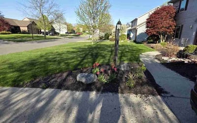 Photo of Staci Z.'s yard after getting lawn care in Fort Wayne, IN