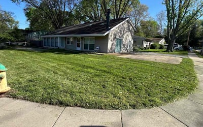 Photo of Andrew P.'s yard after getting lawn care in Saint Charles, MO
