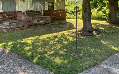 Photo of Mary u.'s yard after getting lawn care in Burlington, NJ