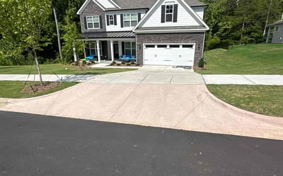 Photo of Andrew I.'s yard after getting lawn care in Huntersville, NC