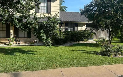Photo of Celia L.'s yard after getting lawn care in Luling, TX
