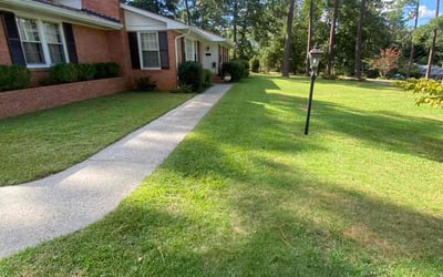 Photo of Quinn J.'s yard after getting lawn care in Aiken, SC