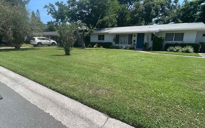 Photo of Jennifer W.'s yard after getting lawn care in Saint Ann, MO