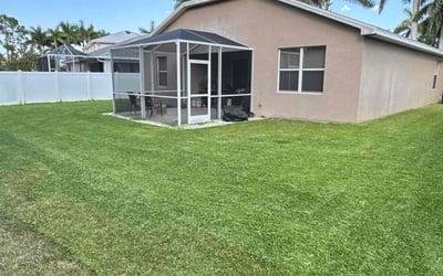 Photo of Richard W.'s yard after getting lawn care in Fort Myers, FL