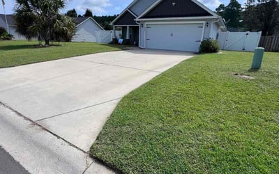 Photo of Malik D.'s yard after getting lawn care in Longs, SC