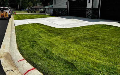 Photo of Derek S.'s yard after getting lawn care in Cuyahoga Falls, OH