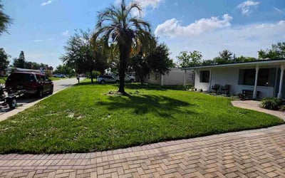 Photo of Caroline B.'s yard after getting lawn care in Fountain Inn, SC