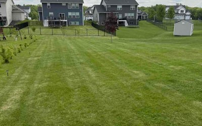 Photo of Spencer K.'s yard after getting lawn care in Riverton, UT