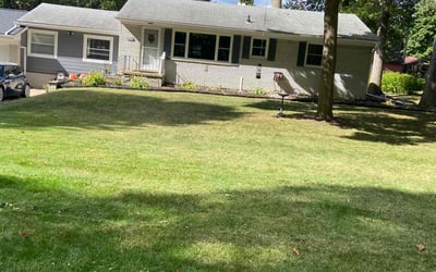 Photo of Shelly B.'s yard after getting lawn care in Lake Orion, MI