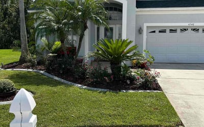 Photo of Shyann F.'s yard after getting lawn care in Land O' Lakes, FL