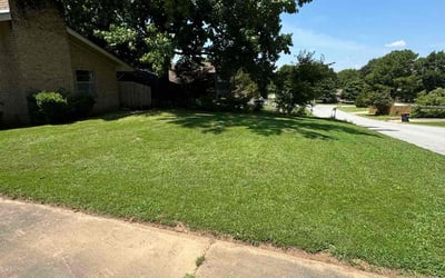 Photo of Greg S.'s yard after getting lawn care in Springdale, AR