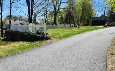 Photo of John R.'s yard after getting lawn care in Auburn, MA