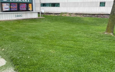 Photo of Linda M.'s yard after getting lawn care in Gresham, OR