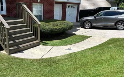 Photo of Michael C.'s yard after getting lawn care in Hutto, TX