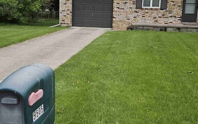 Photo of Rachel D.'s yard after getting lawn care in Grand Blanc, MI