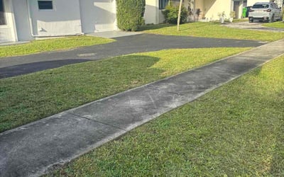 Photo of Candace W.'s yard after getting lawn care in North Bergen, NJ