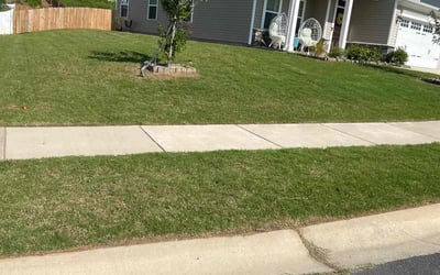 Photo of Gerald A.'s yard after getting lawn care in Concord, NC