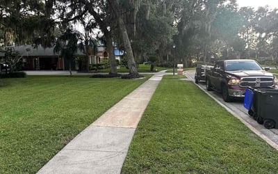 Photo of Jordan M.'s yard after getting lawn care in Redwood City, CA
