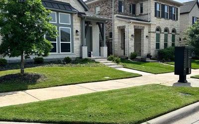 Photo of Gabrielle R.'s yard after getting lawn care in Allen, TX